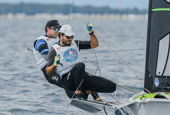 Harry and Max on Day5 in Quiberon - Credit Sailing Energy