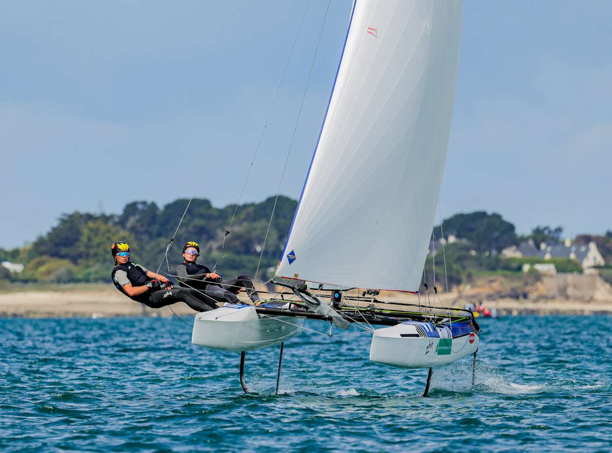 49er, 49er Fx and Nacra 17 World Championships 2026, Quiberon, France.