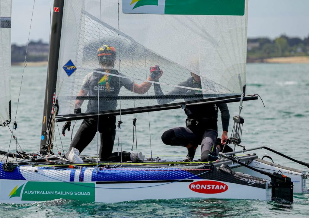 49er, 49er Fx and Nacra 17 World Championships 2026, Quiberon, France.