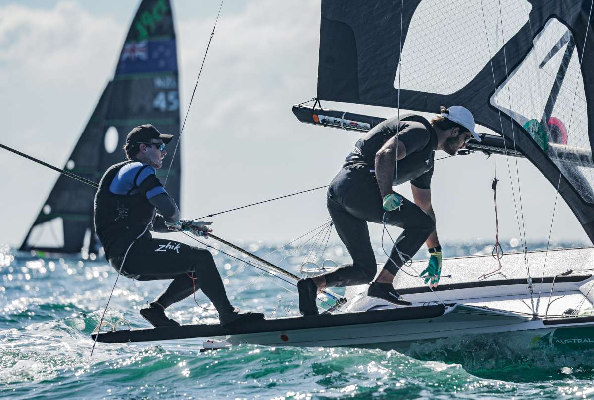 49er, 49er Fx and Nacra 17 World Championships 2026, Quiberon, France.