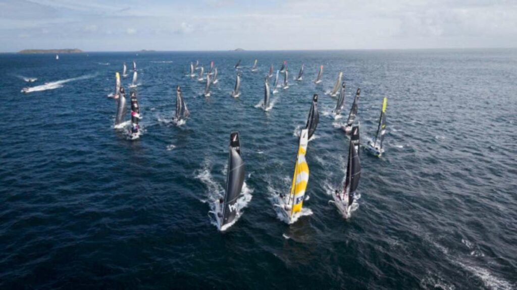 Opening leg of La Solitaire du Figaro Paprec © Vincent Olivaud OC Sport Pen Duick