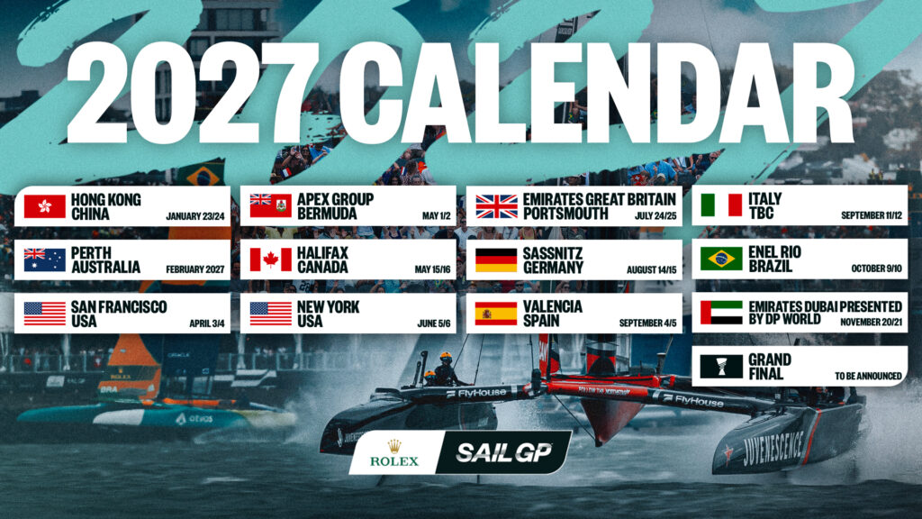 SailGP Season 2027 Schedule