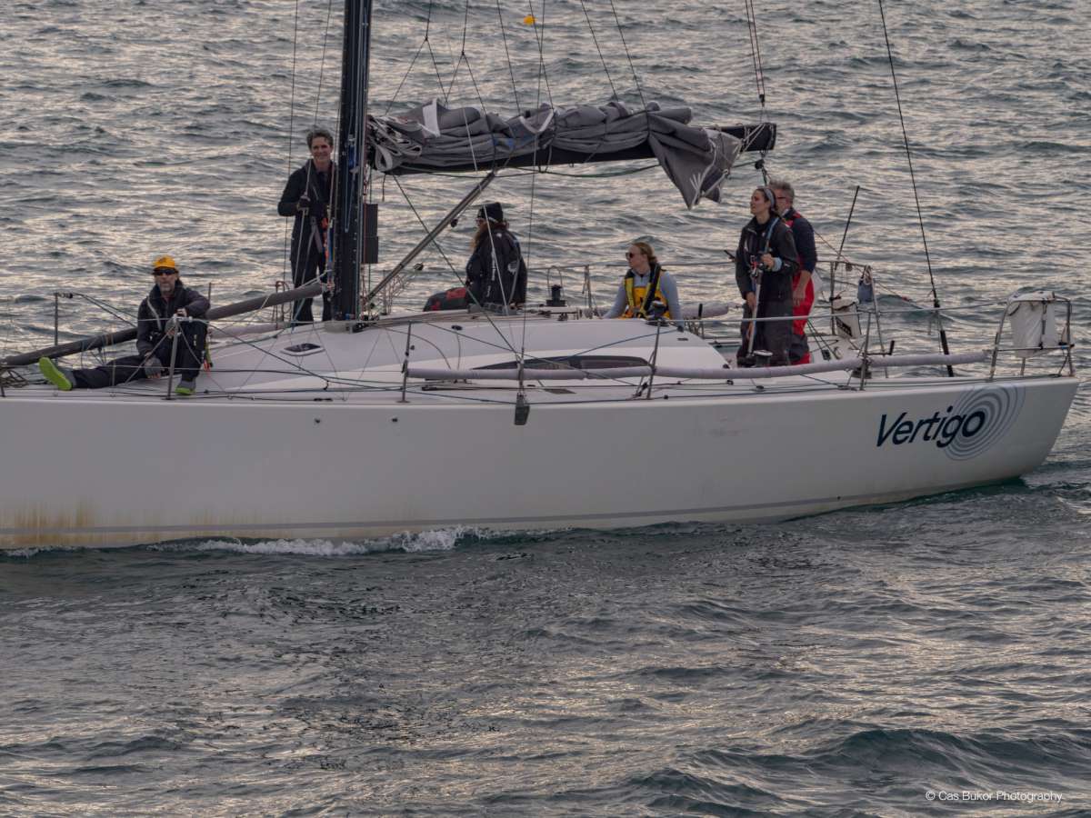 Vertigo having just finished the race Photo Cas Bukor