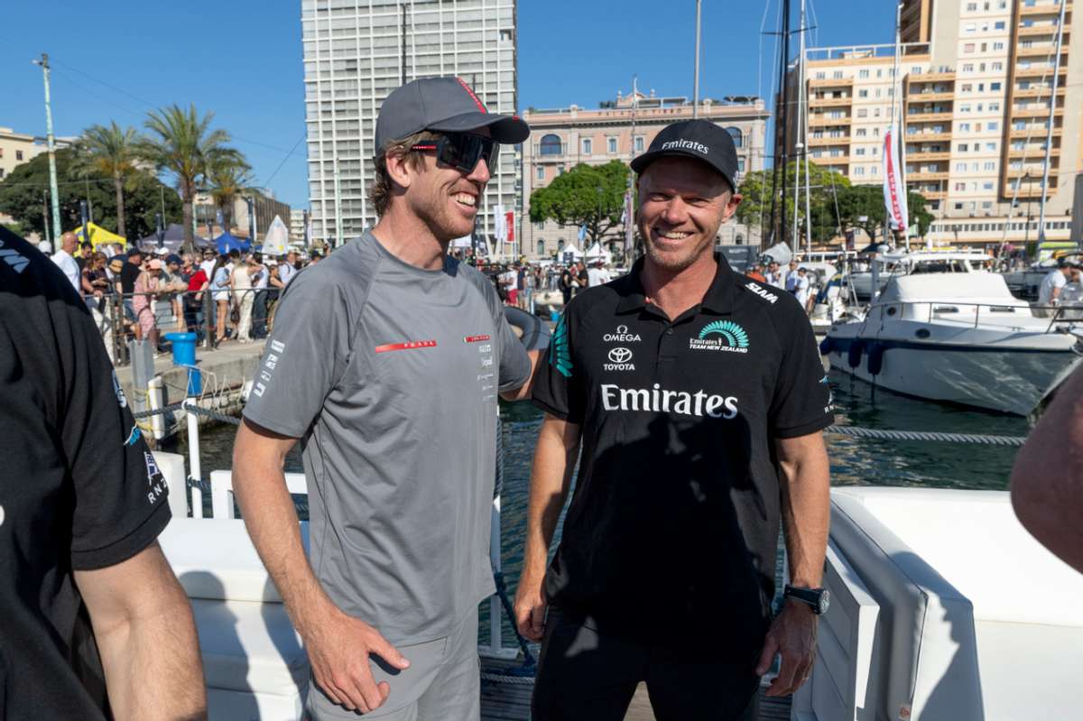 Louis Vuitton 38th America's Cup - Preliminary Regatta Sardinia - Mixed Zone