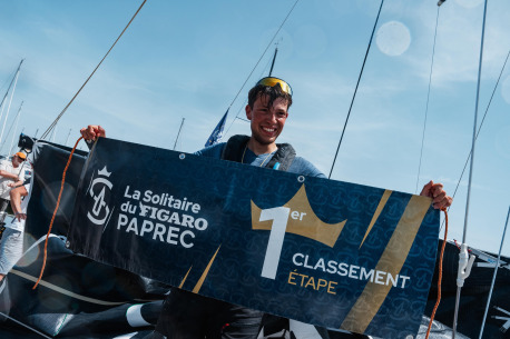 Paul Loiseau Wins Stage 2 of La Solitaire du Figaro Paprec © Mathieu Rivrin
