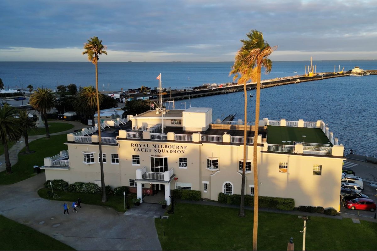 Royal Melbourne Yacht Squadron is ready to welcome all - Andrea Francolini, AWKR pic