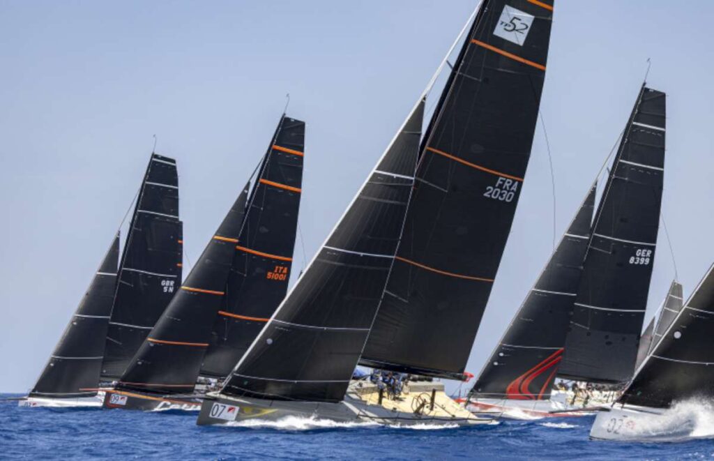 Today’s practice race at the Range Rover Sardinia Cup 2026 - Photo credits YCCS-Studio Borlenghi