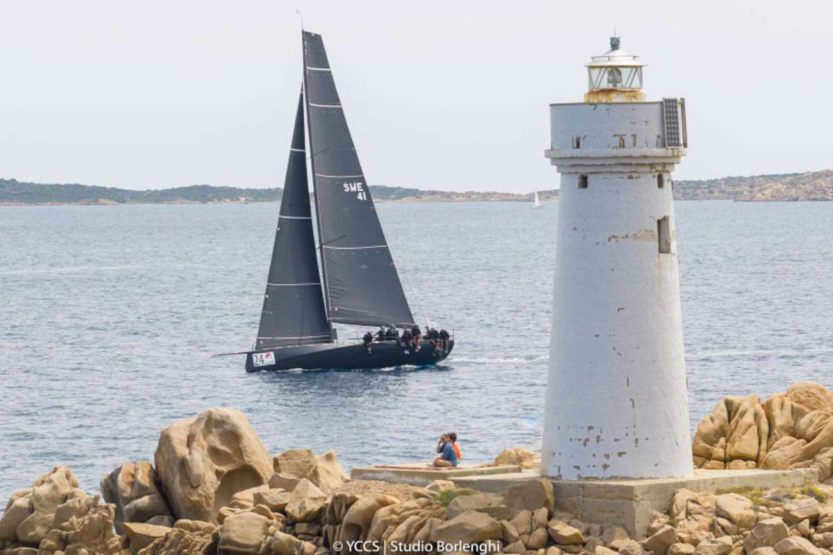 The IRC41 Ran, representing the RORC Gold team, winner of the first coastal race in the SC2 class - Range Rover Sardinia Cup 2026 - Credit Studio Borlenghi