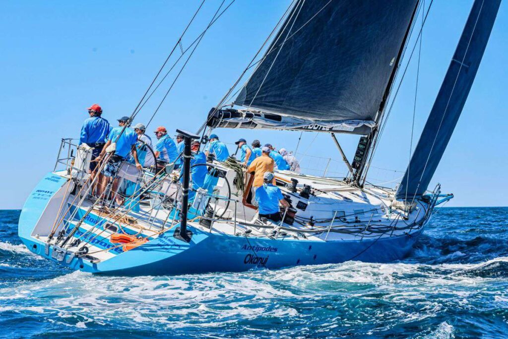 Antipodes on her way to Auckland - credit Salty Dingo S2A