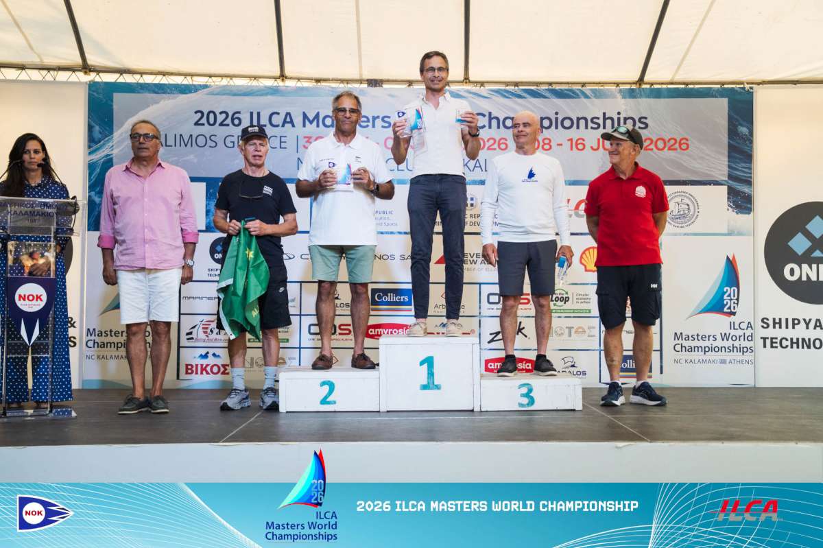 2026 ILCA 6 Masters Worlds - Great Grand Masters - Credit Harris Gkaniatsas