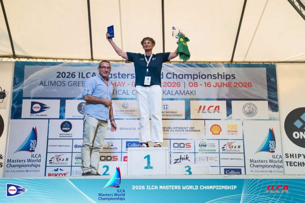 2026 ILCA 6 Masters Worlds - Great Grand Masters Women - Credit Harris Gkaniatsas