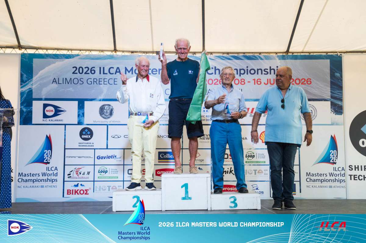 2026 ILCA 6 Masters Worlds - Super Legends - Credit Harris Gkaniatsas