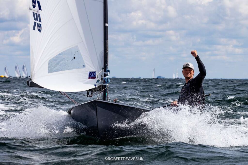 Johan Schubert wins OK Dinghy World title - Credit Robert Deaves