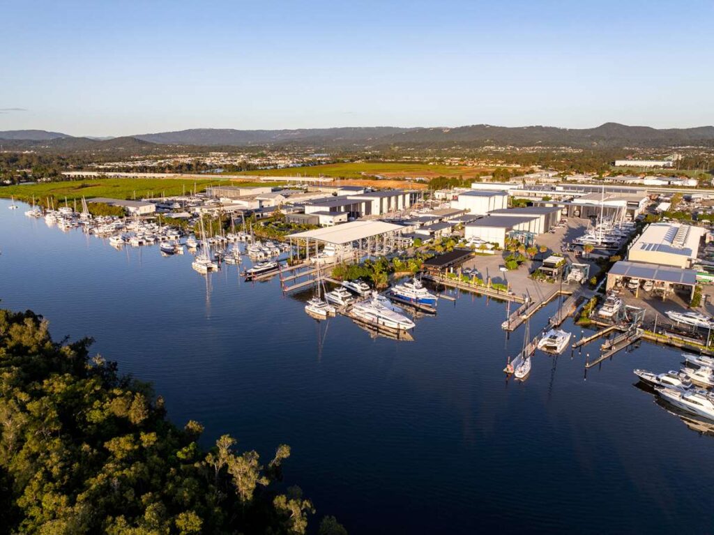 The Boat Works 55 acre Boatyard Marina Superyacht Yard