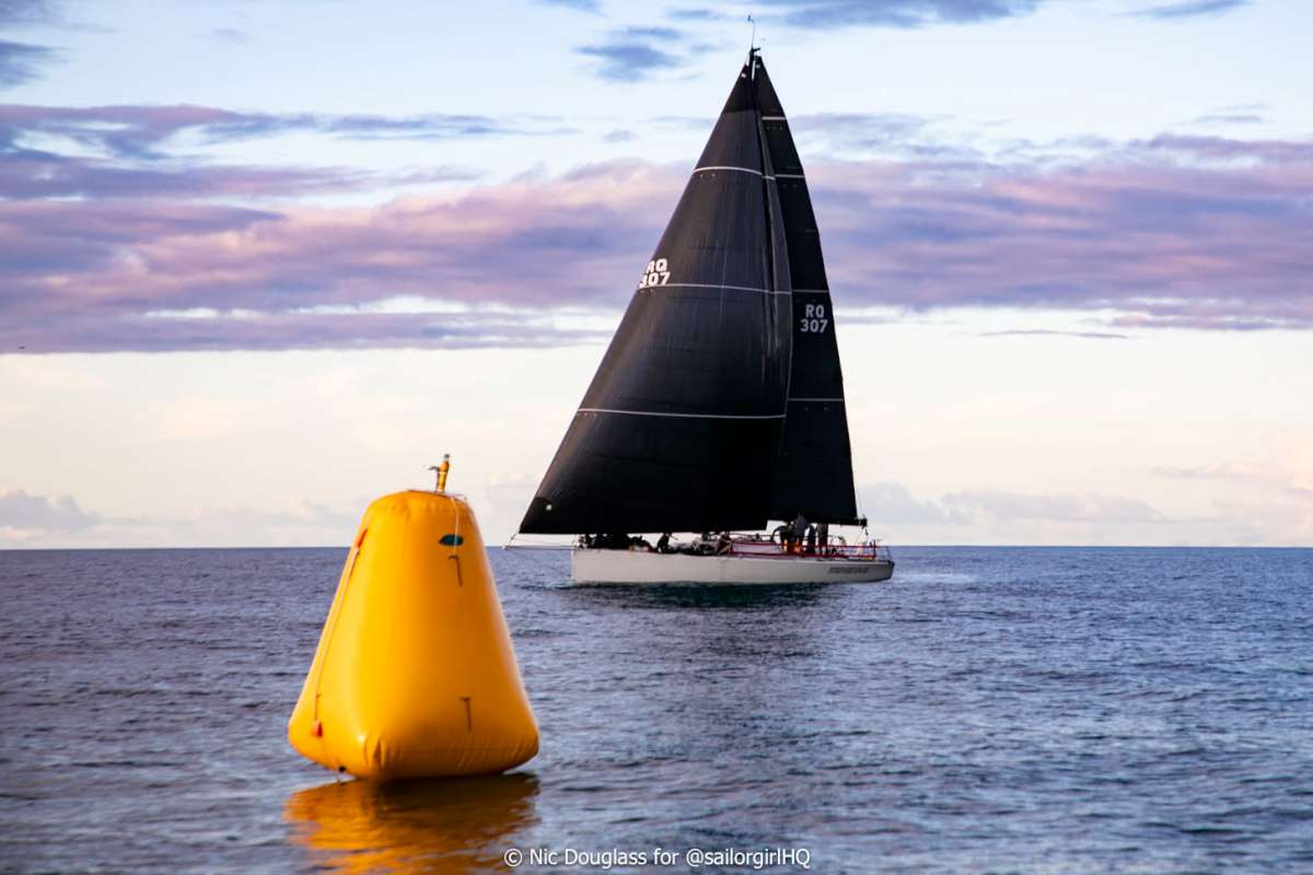 Wedgetail crossing the line - Credit @sailorgirlhq