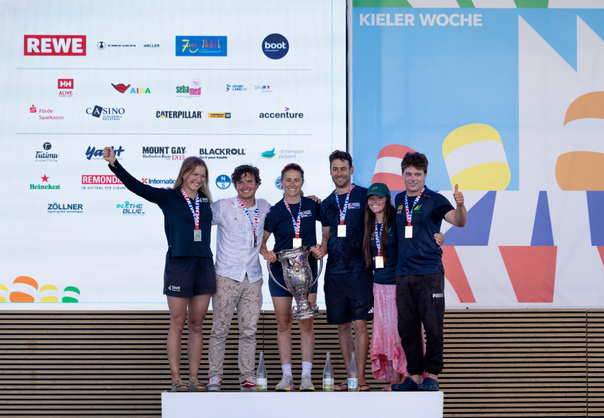 Kieler-Woche. Podium CREDIT © Felix Diemer