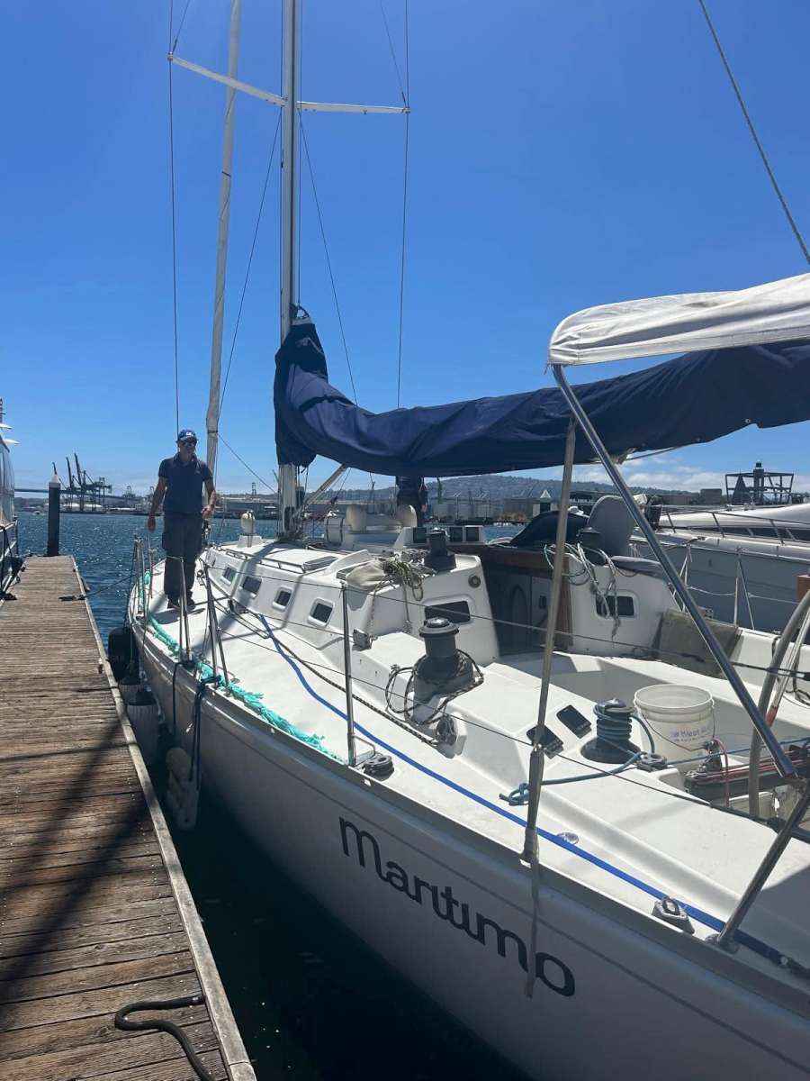 Maritimo 160 getting ready for delivery from LA to San Fran for the start of the Pacific Cup - Credit Maritimo 160