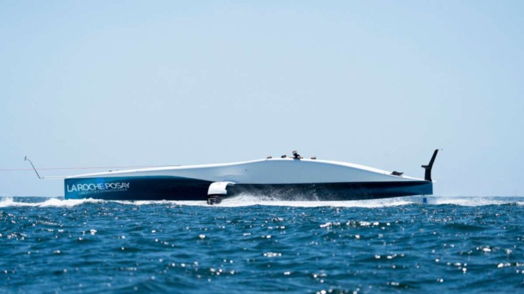 The French AC75 - ©Nicolas Touzé - La Roche-Posay Racing Team