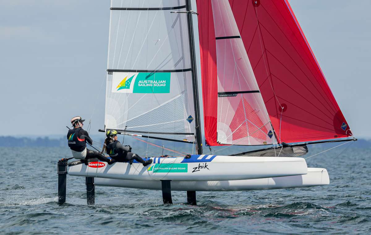 49er, 49er Fx and Nacra 17 World Championships 2026, Quiberon, France.