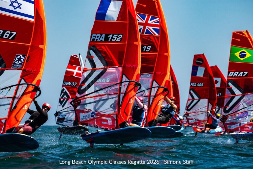 iQFoil - Long Beach Olympic Classes Regatta - Credit Simone Staff