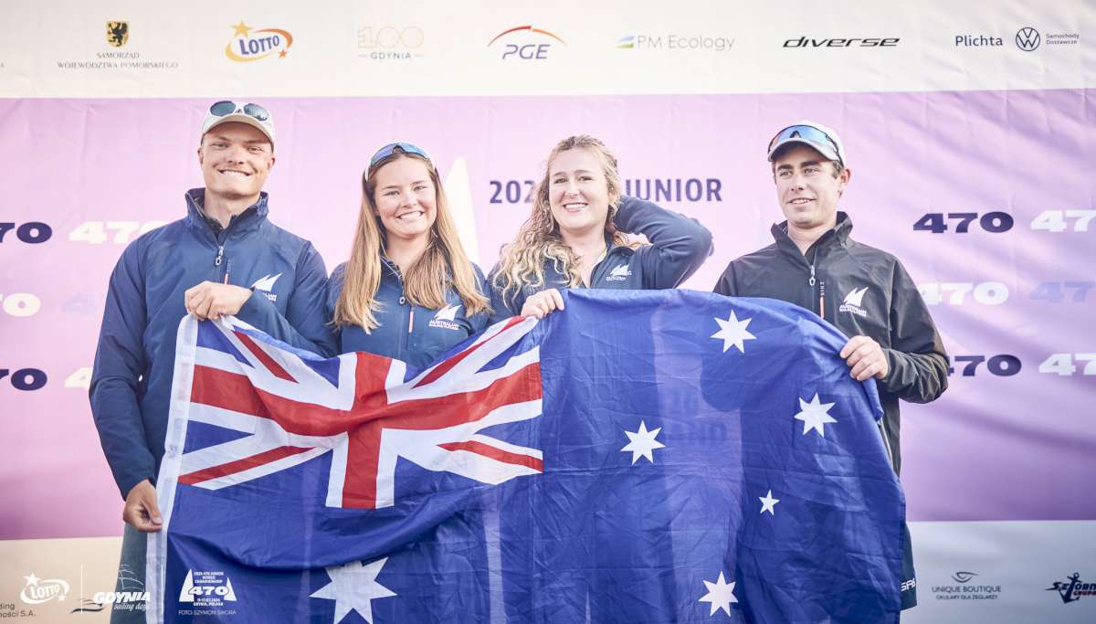 The Australian 470 Team - Sienna Brown / Ellis Merrett and Fallon Katz and Ben Hinks