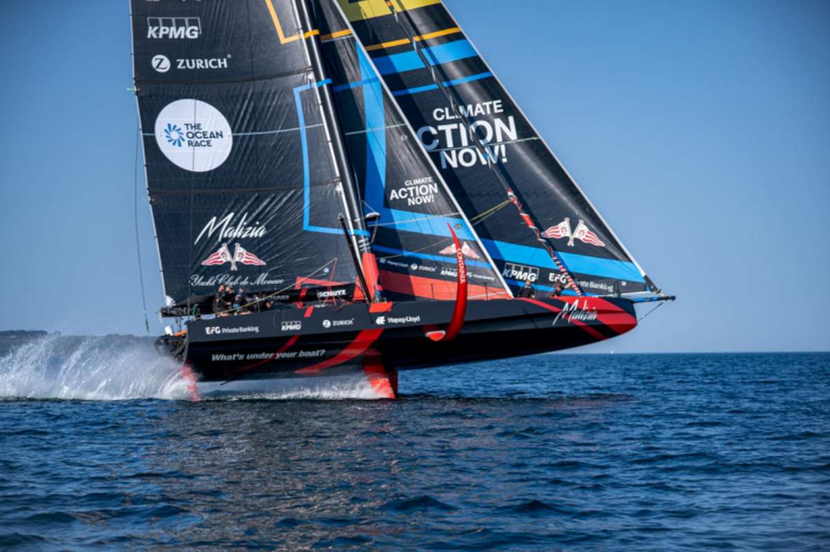 Test Sailing N°2 - First time foiling, Lorient - 10/07/2026 © Marie Lefloch I Team Malizia