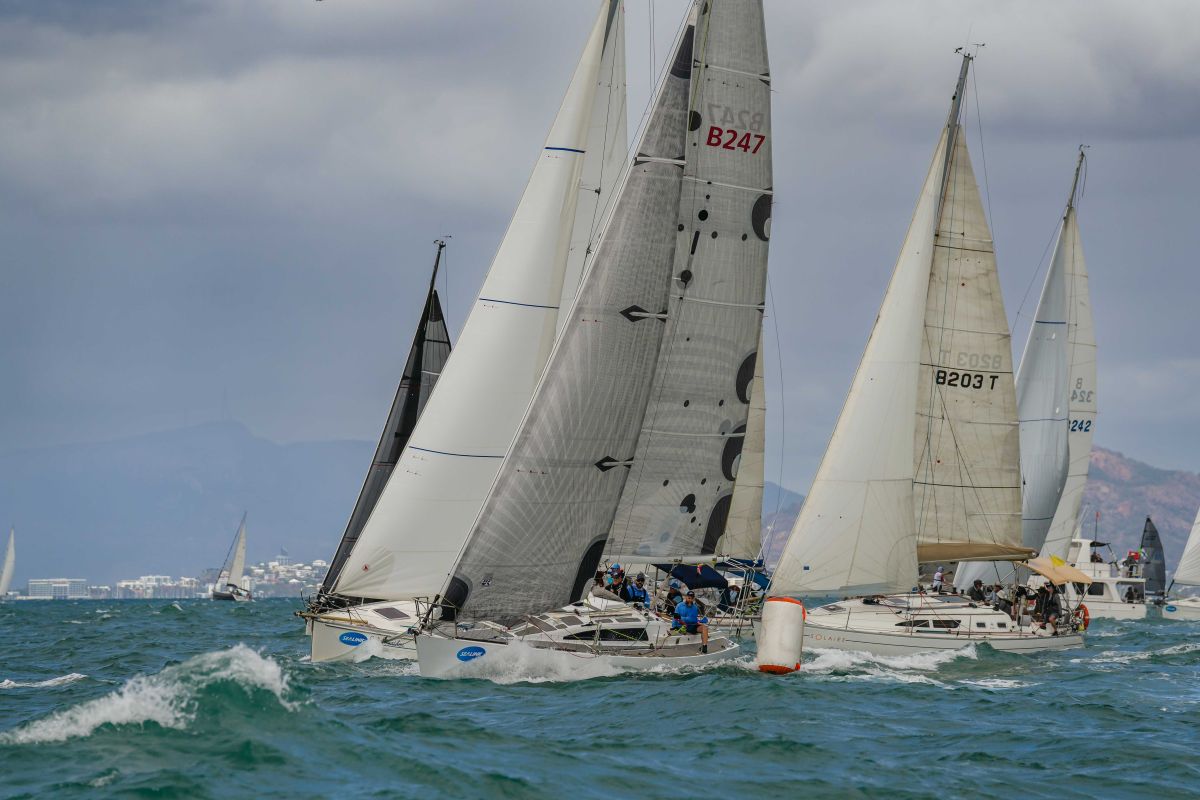 Amaya II gets off the pin well and took line honours - credit Revolution Productions