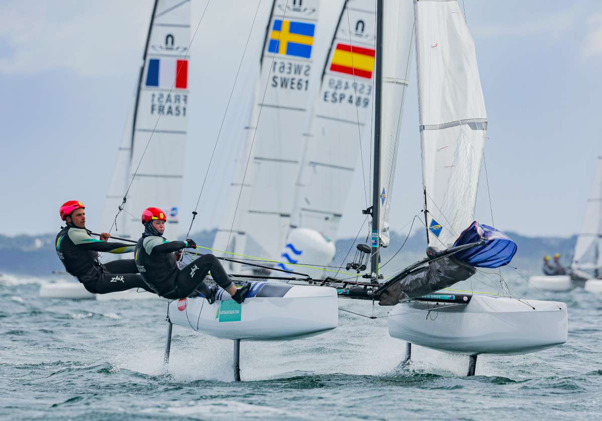 49er, 49er Fx and Nacra 17 World Championships 2026, Quiberon, France.