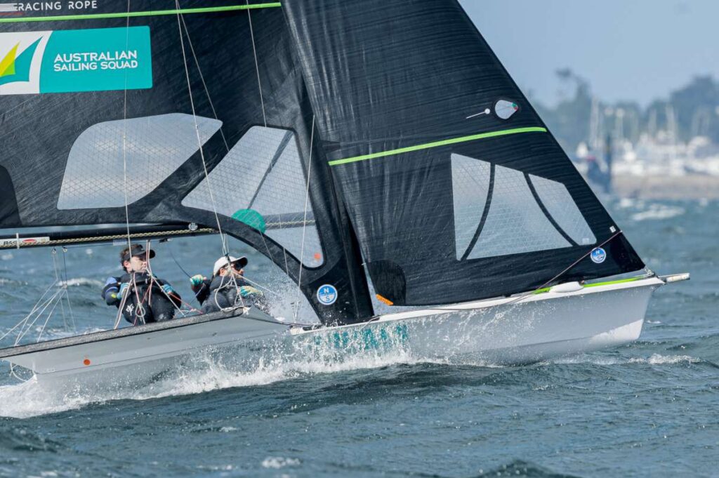 49er, 49er Fx and Nacra 17 World Championships 2026, Quiberon, France.