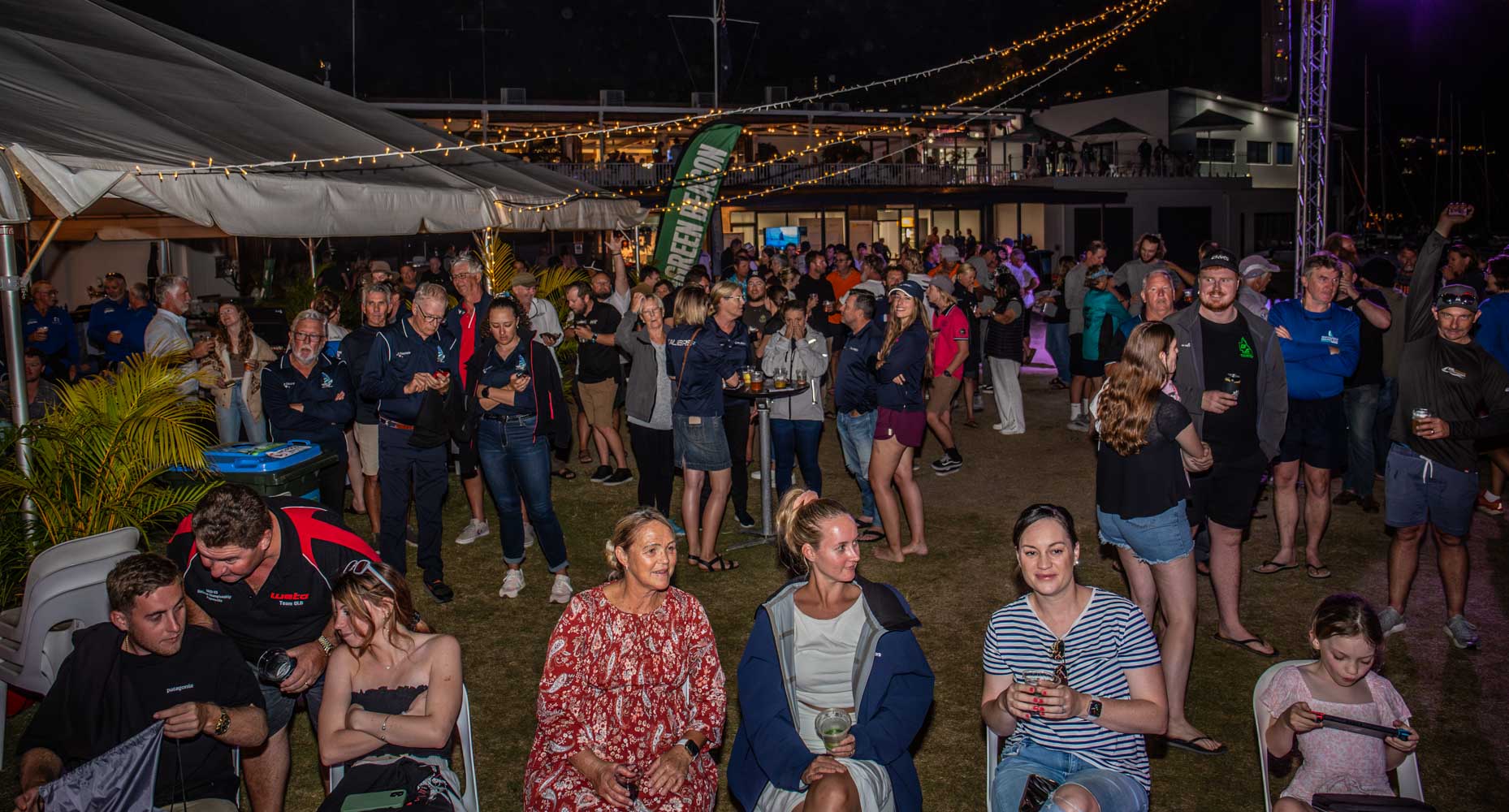 Party time after racing at Whitsunday Sailing Club - Vampp Photography