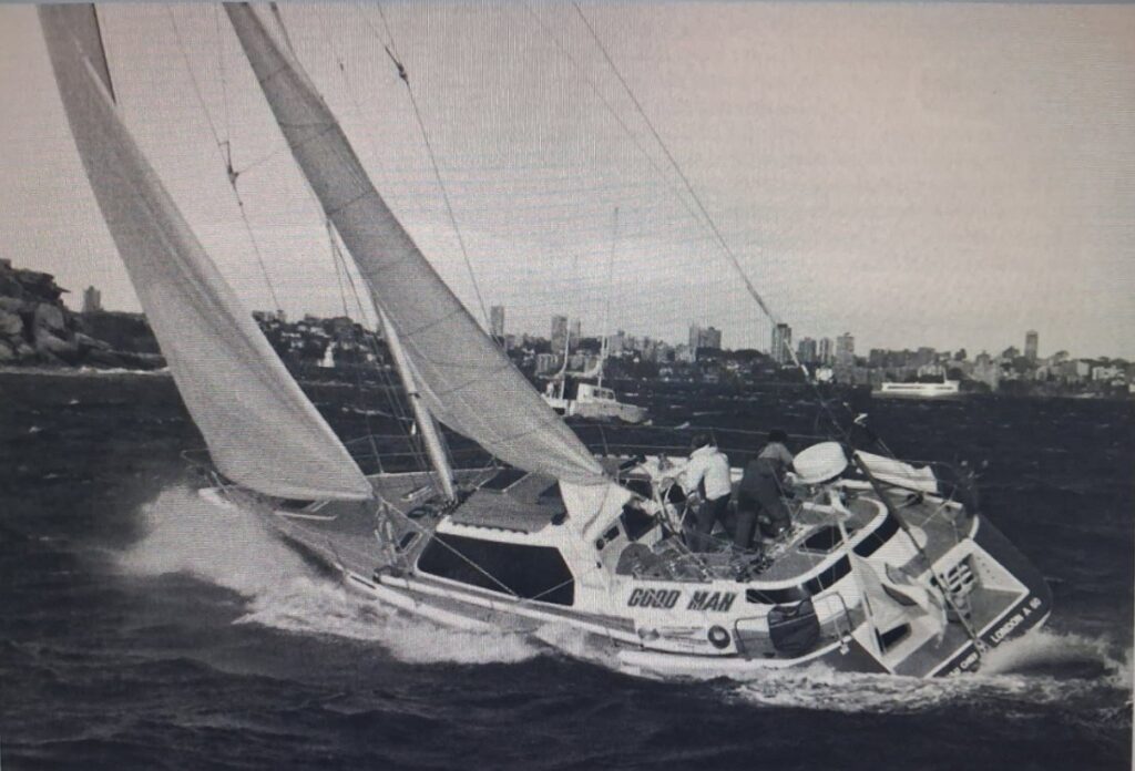 Zulu Chief during the 1988 Race Around Australia - will race again - credit Don McIntyre