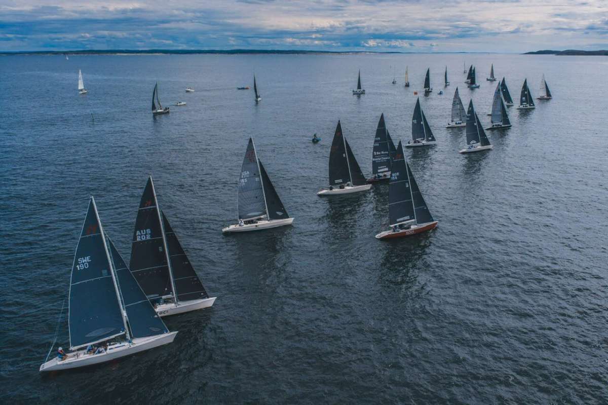 11m OD Worlds Drone view of start line