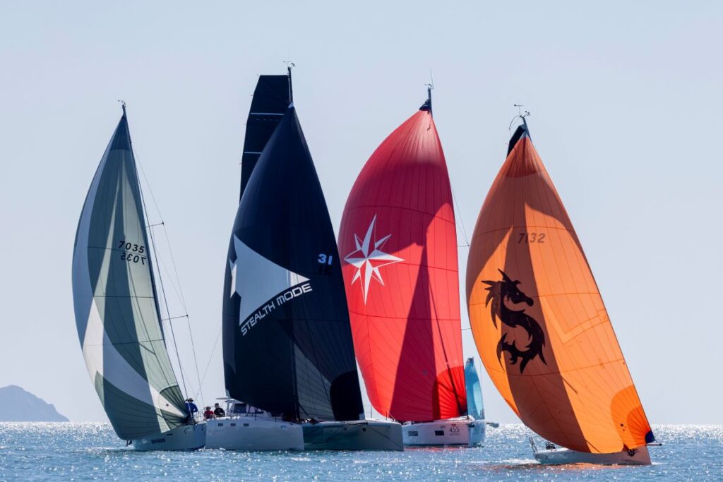 Divisions mixing it under spinnaker - Andrea Francolini, ABRW pic