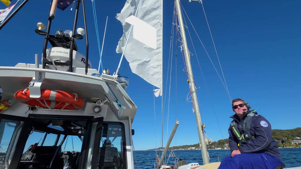 Lake Macquarie 30 assists a disabled vessel on July 13-1