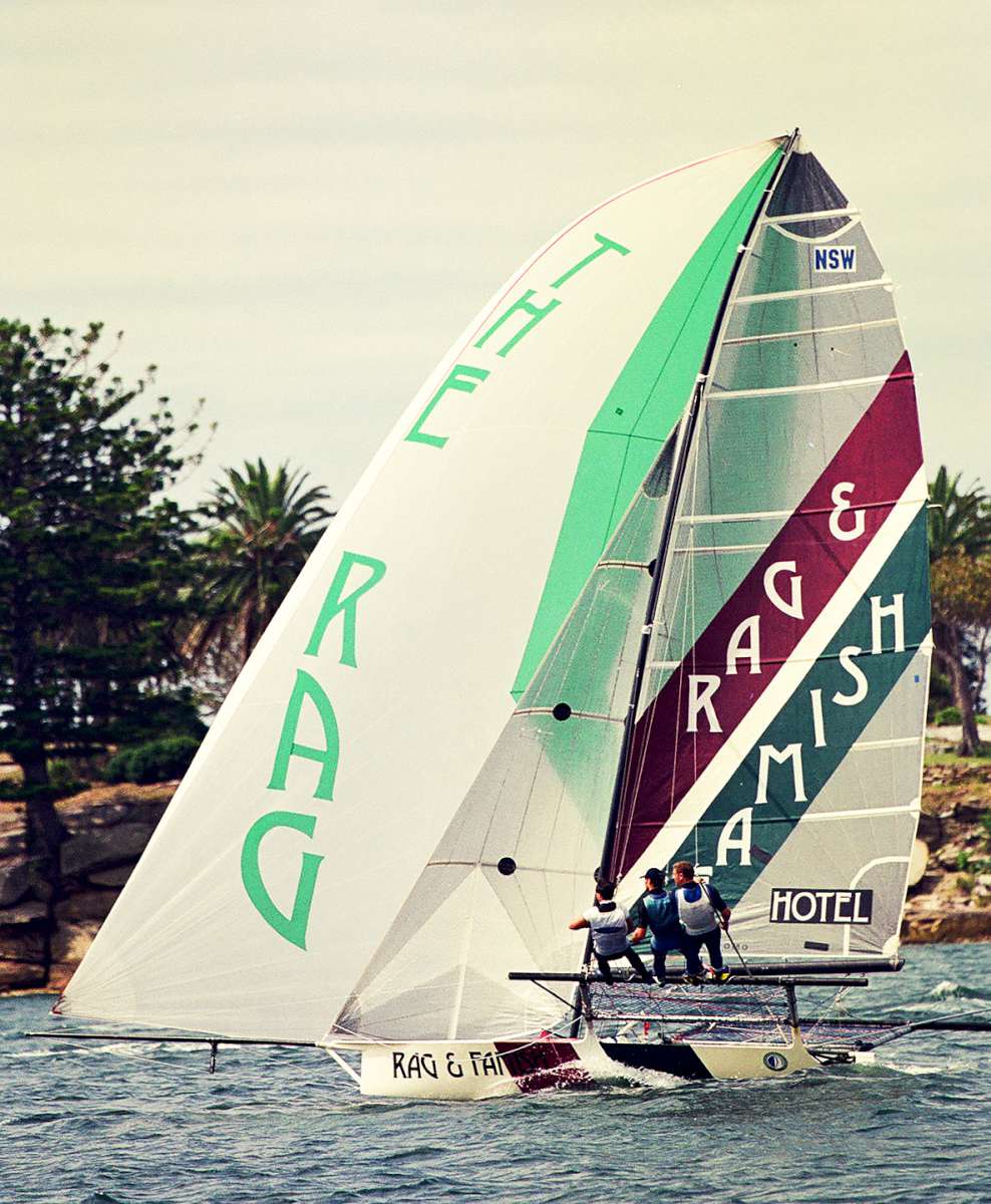 The original Rag & Famish Hotel skiff in 1996 (Frank Quealey)