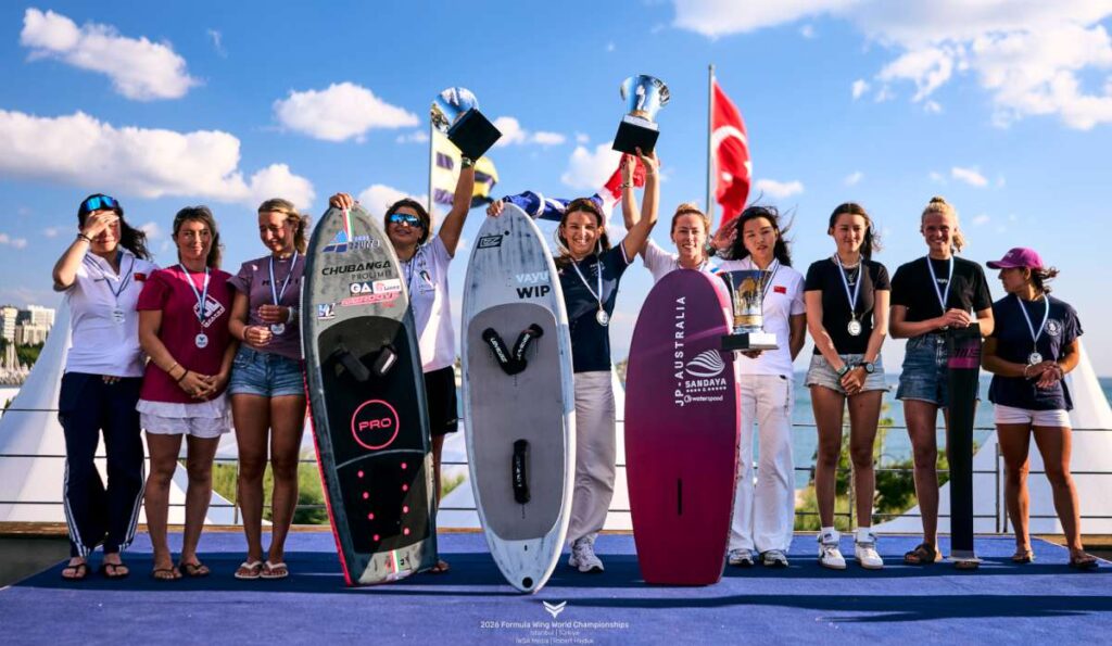 Formula Wing titles - Women's Podium - IWSA Robert Hajduk