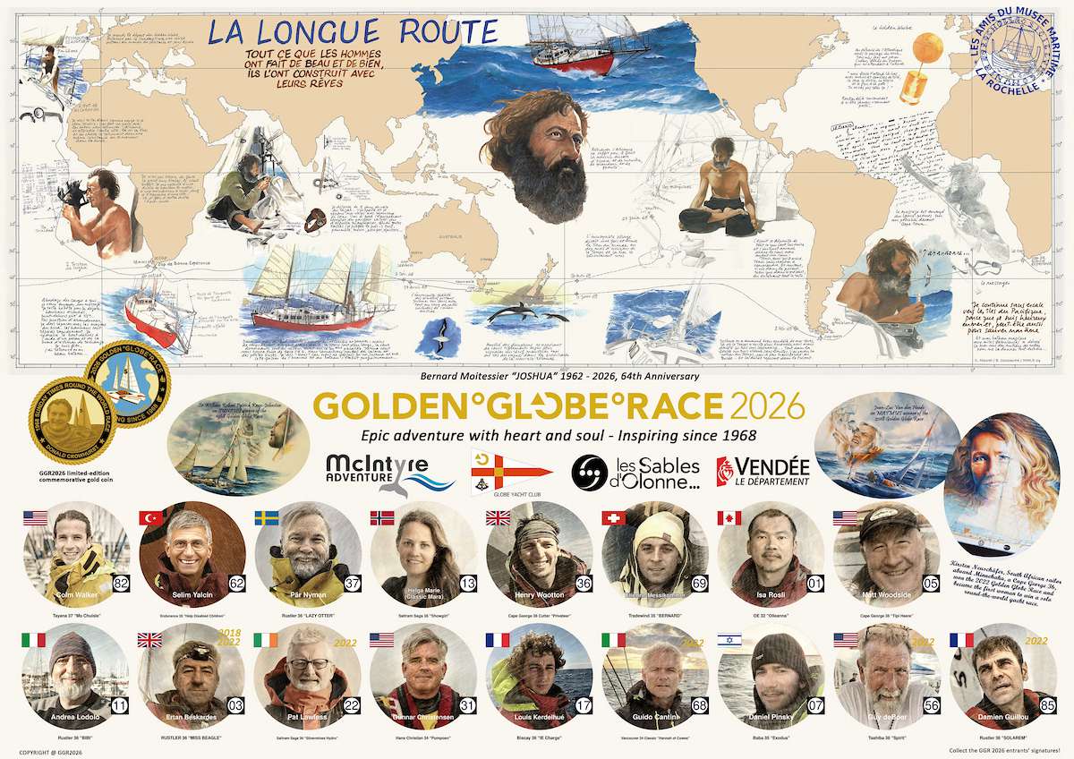 GGR2026 Poster with 17 skippers, can all of them make the start