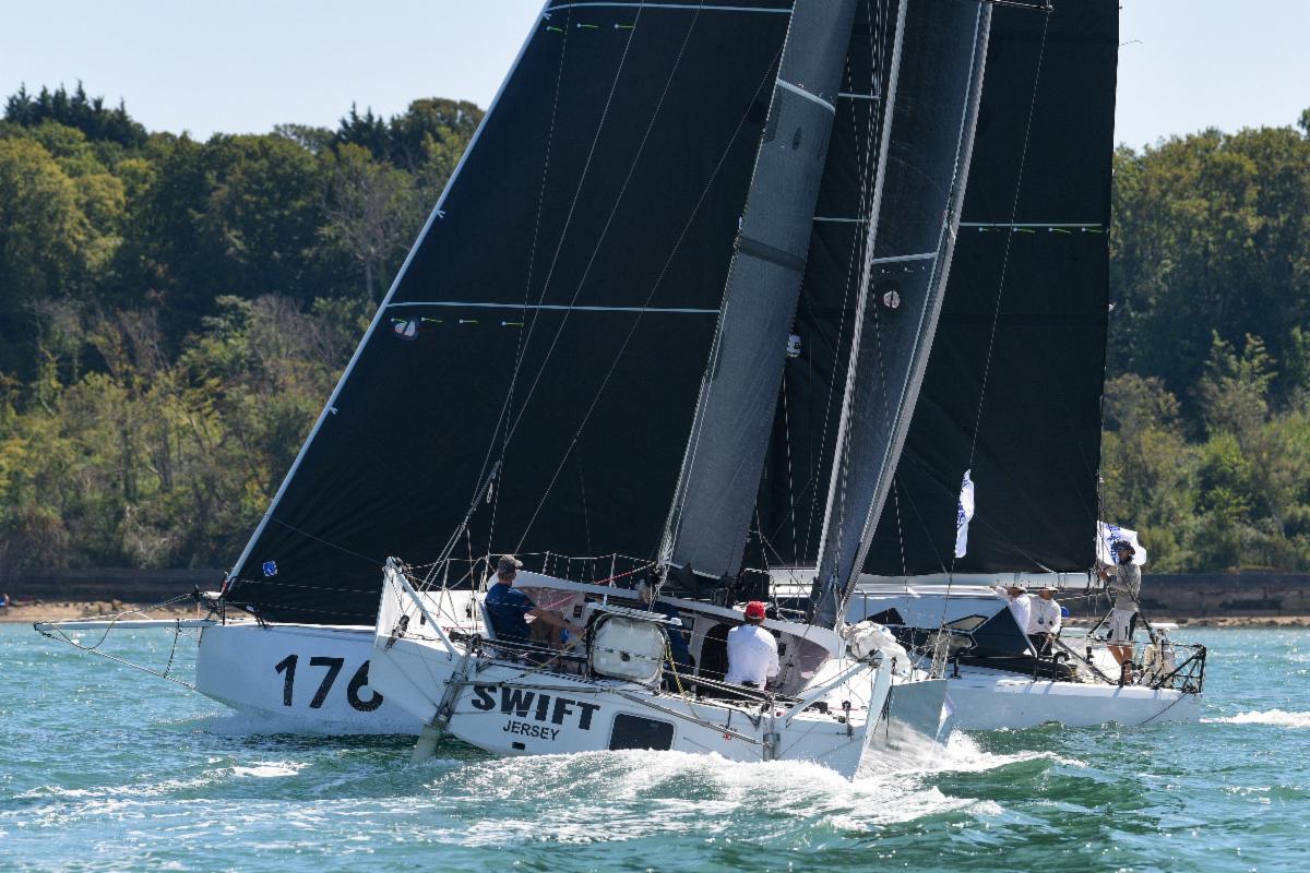 Close racing for Swift and Penfret © Rick Tomlinson-RORC