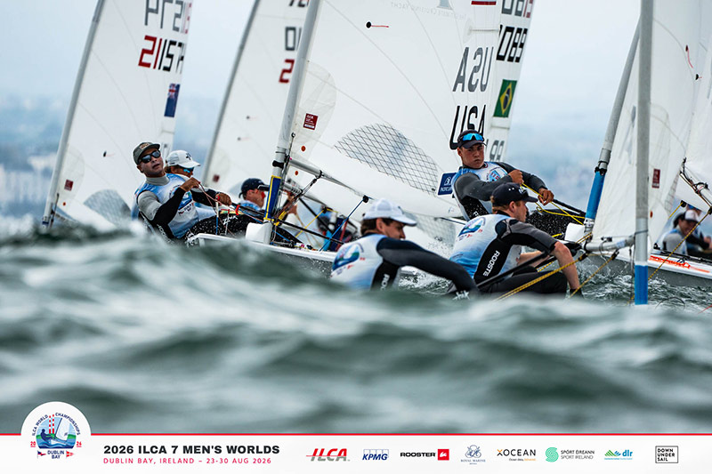 2026 ILCA 7 Men's Worlds Day 2 - Credit Down Under Sail