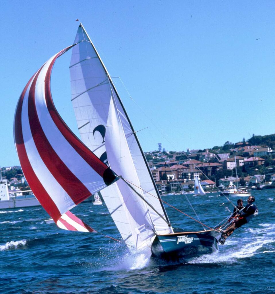 Travelodge NZ at the 1976 worlds on Sydney Harbour (Bob Ross)