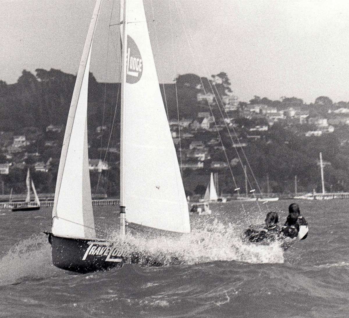 Travelodge powering to windward in 1974 (archive)