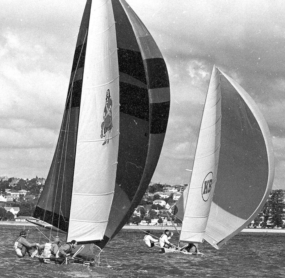 KB and Captain Morgan at the 1974 worlds (archive)