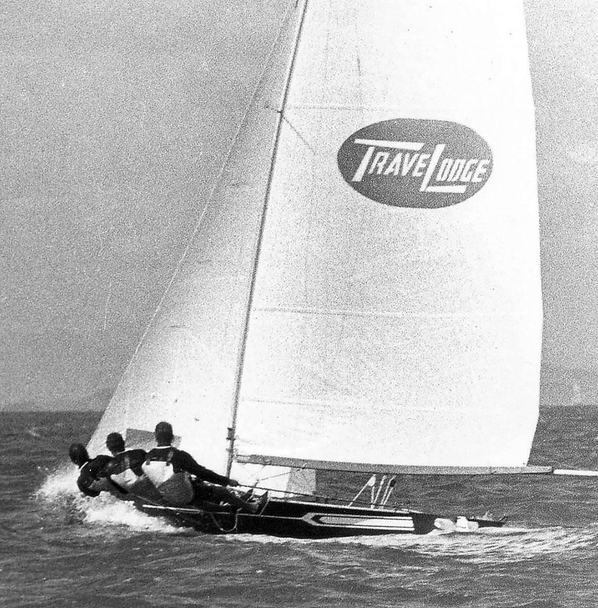 Travelodge New Zealand in smooth action to windward in 1974 (archive)