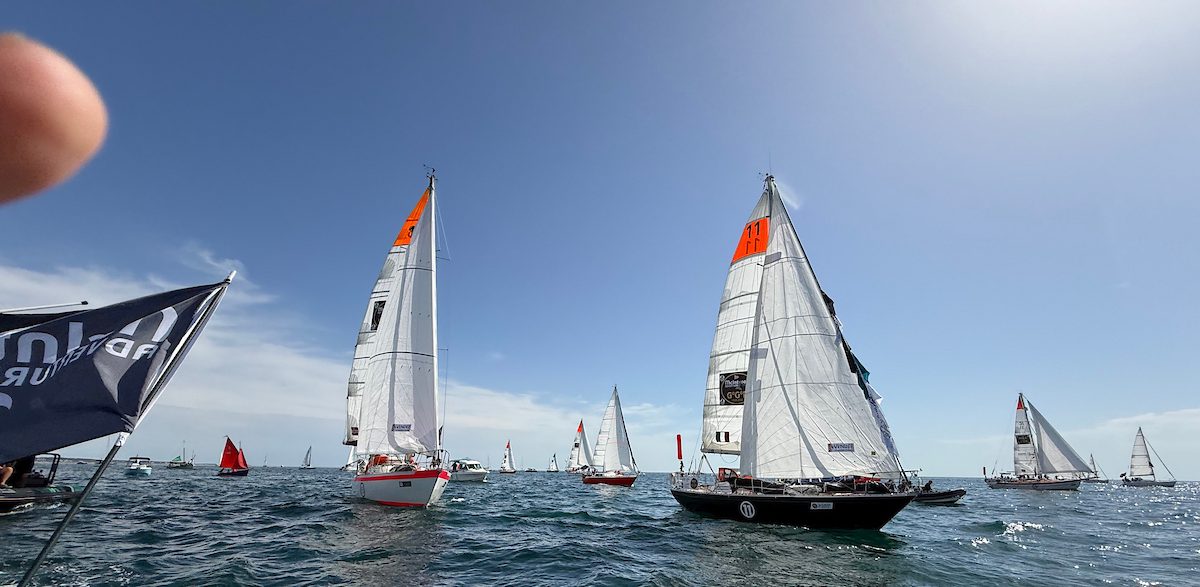 Golden Globe Race underway after emotional Les Sables-d’Olonne farewell