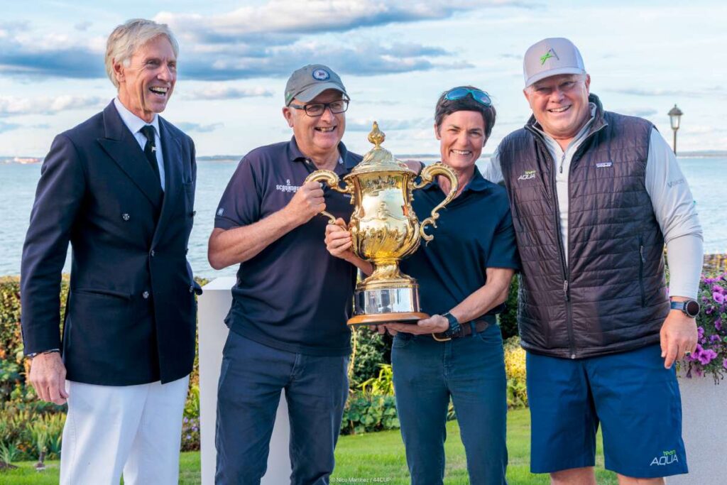 Team Aqua, led by RYS Commodore, wins the RC44 King's Cup