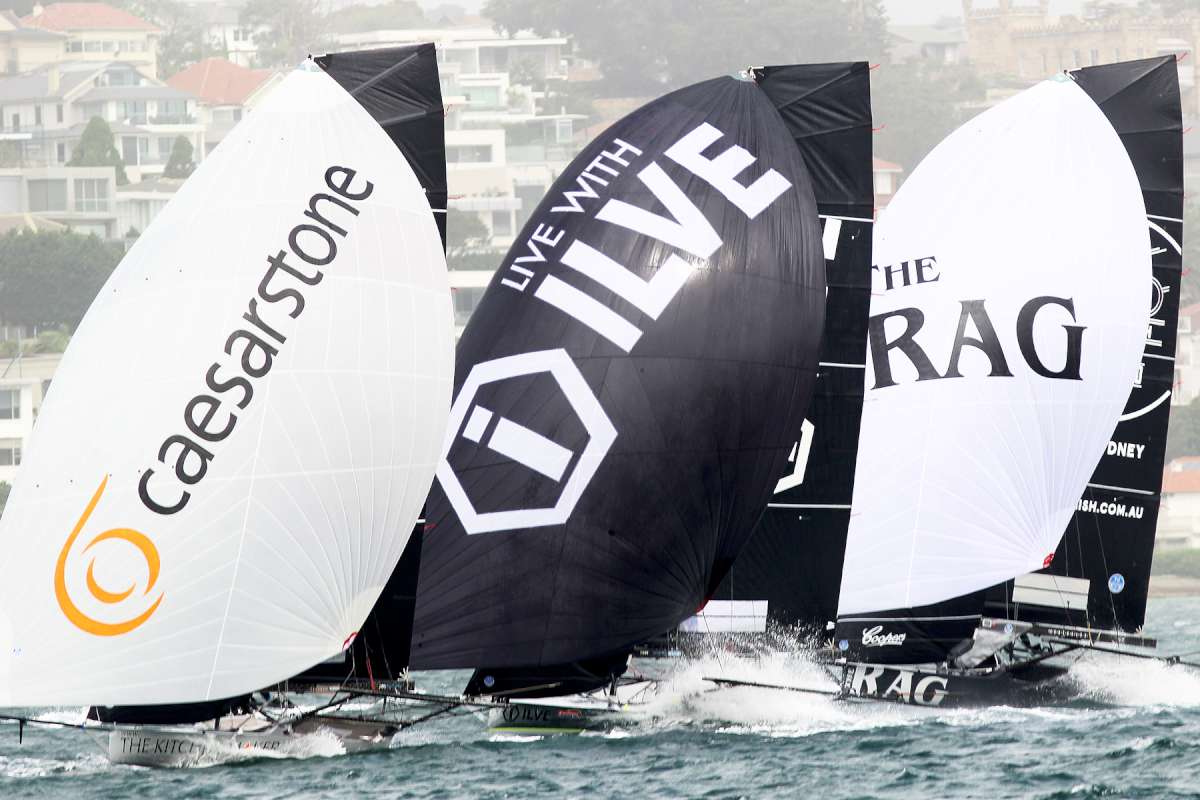 Action on a SE spinnaker run in 2019-20 season (Frank Quealey)