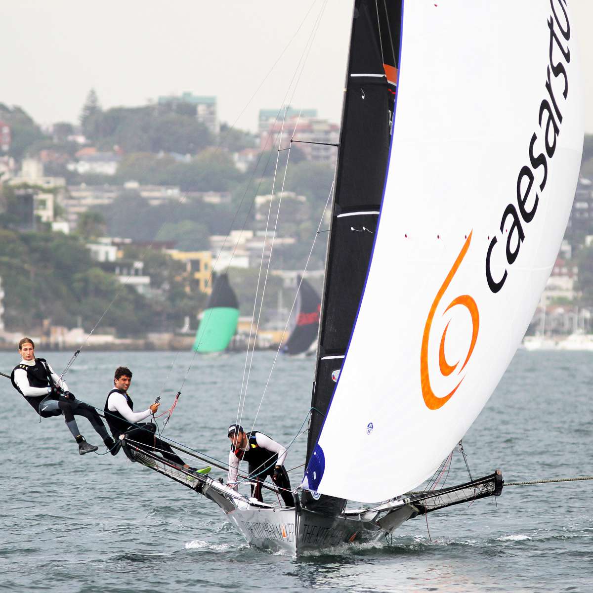 Jordan Girdis' team leads a race during the 2019 Giltinan World Championship (Frank Quealey)
