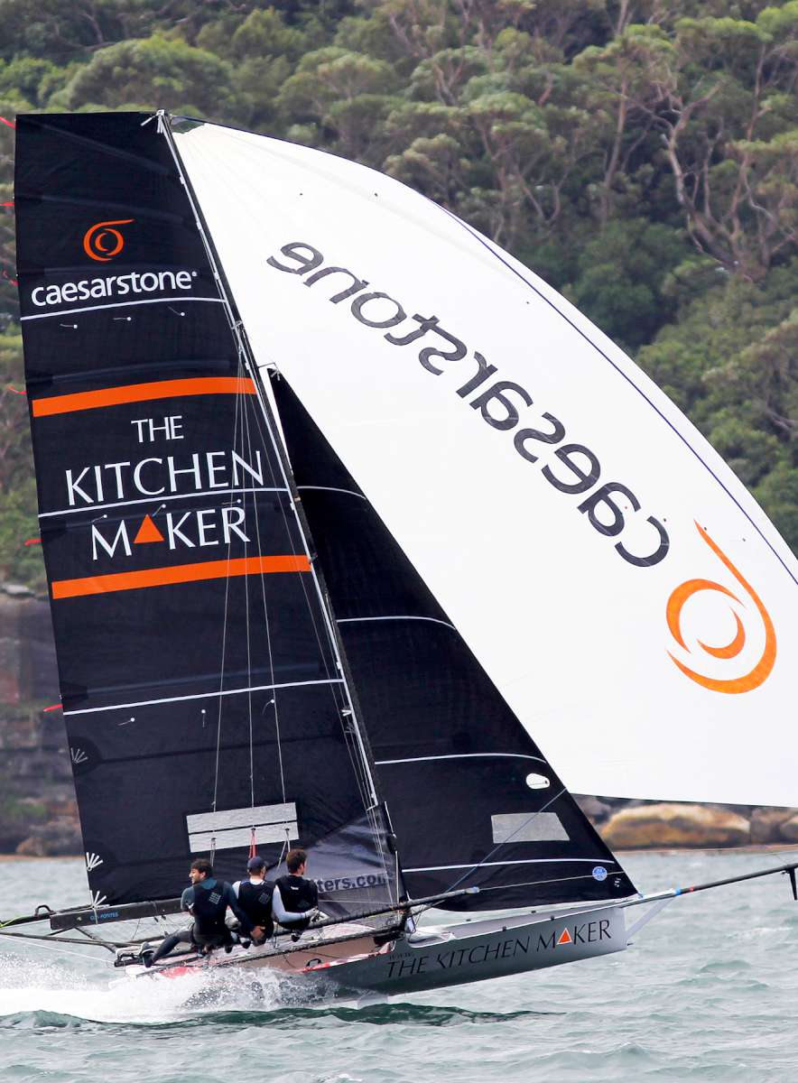The Kitchen Maker on a southerly spinnaker run at the 2020 Giltinan World Championship (Frank Quealey)