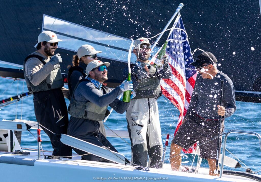 Wah Gwan (USA865) by Anthony Kotoun with Grant Janov, Jordan Janov, Franny Schulte and Stu McNay - 2026 Melges 24 World Champions © IM24CA Zerogradinord