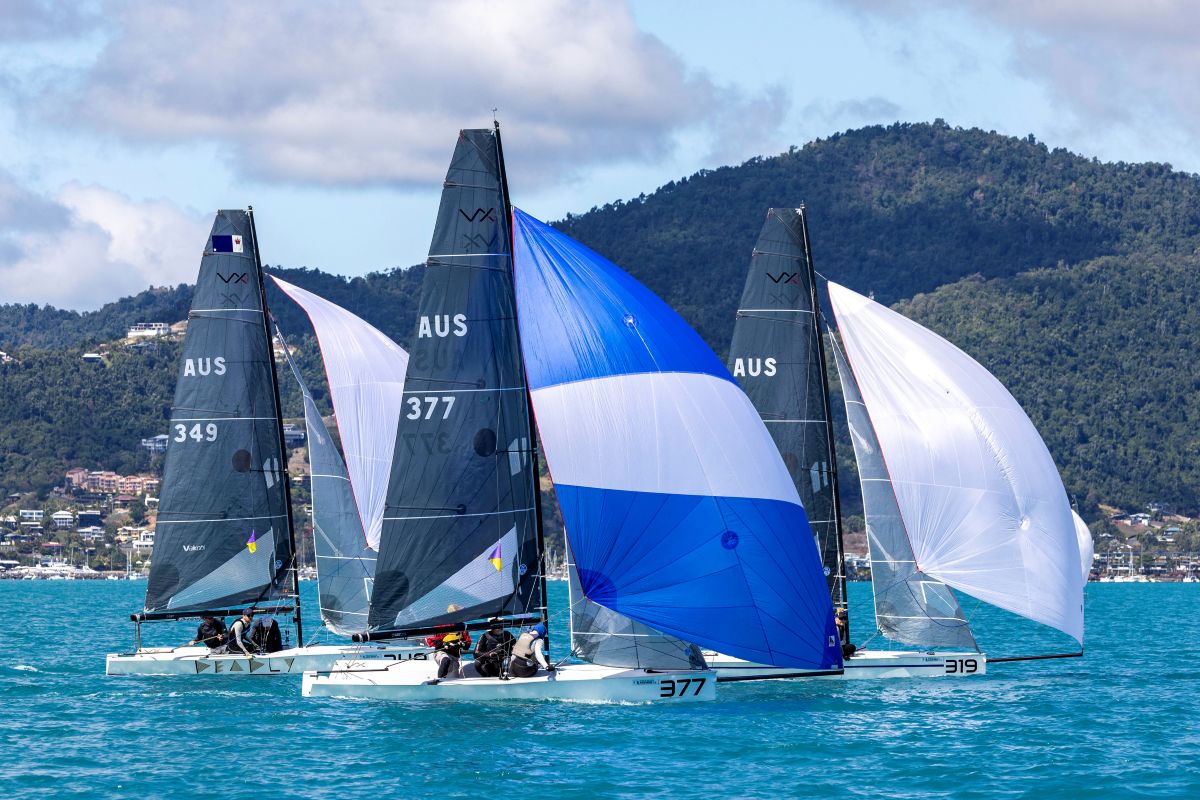 Small boat racing on Pioneer Bay - Andrea Francolini pic